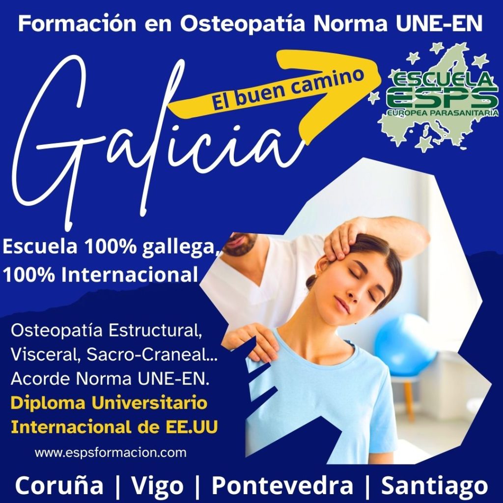 Curso de Osteopatia en Vigo para fisioterapeutas, enfermeros, podólogos, médicos...